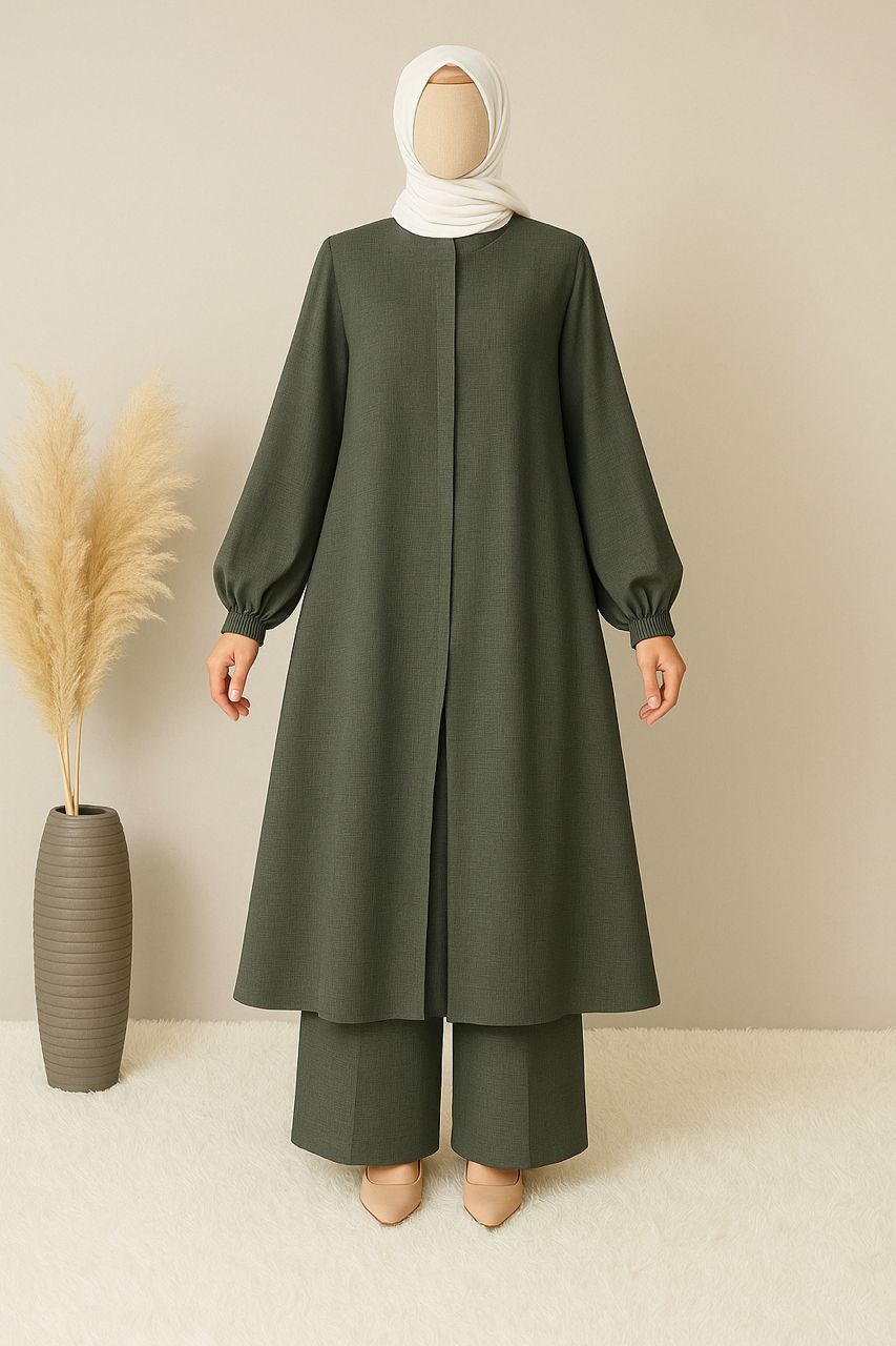 Elegant Two-Piece Modest Pants Set – Lightweight & Stylish for Everyday Wear